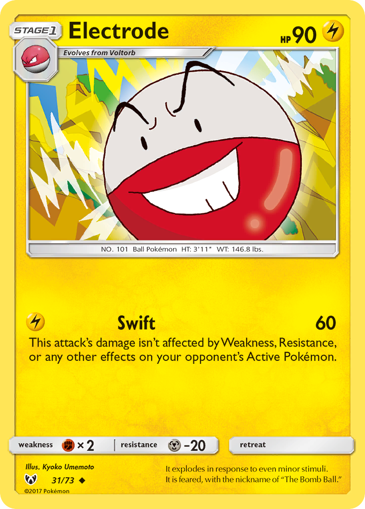 Electrode (31/73) [Sun & Moon: Shining Legends] | I Want That Stuff Brandon