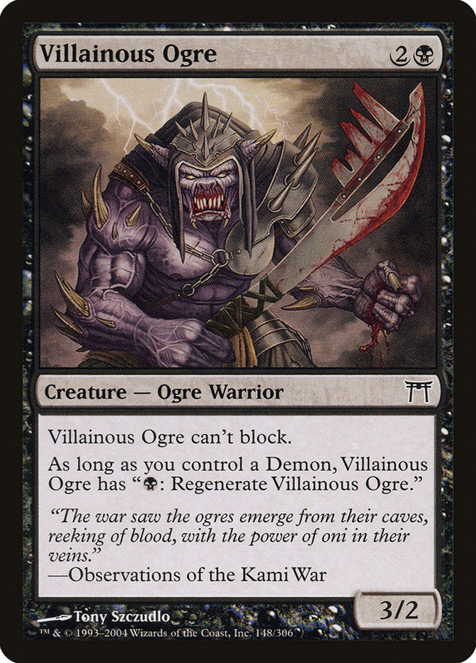 Villainous Ogre [Champions of Kamigawa] | I Want That Stuff Brandon
