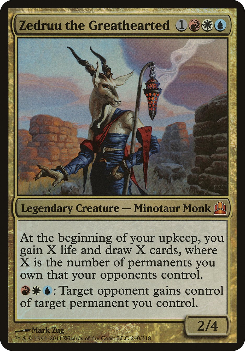 Zedruu the Greathearted (Oversized) [Commander 2011 Oversized] | I Want That Stuff Brandon