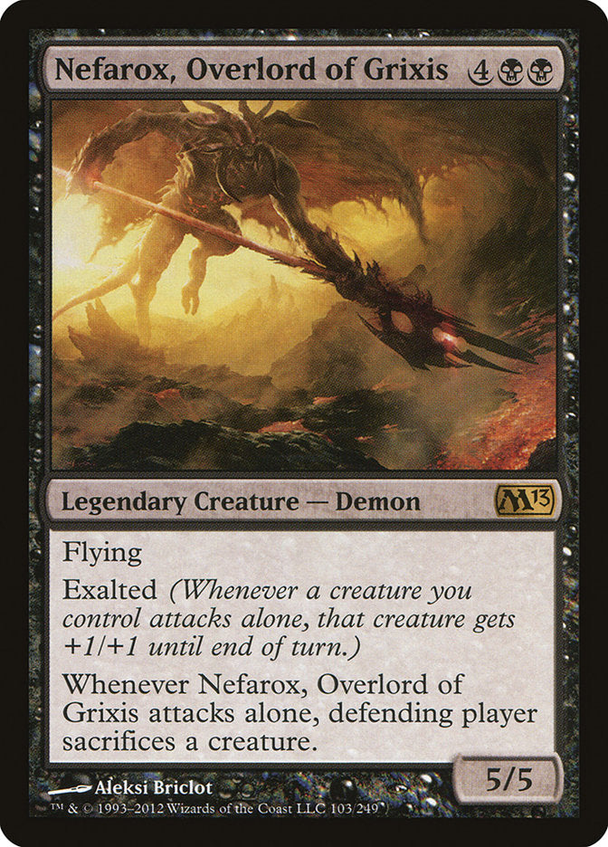 Nefarox, Overlord of Grixis [Magic 2013] | I Want That Stuff Brandon