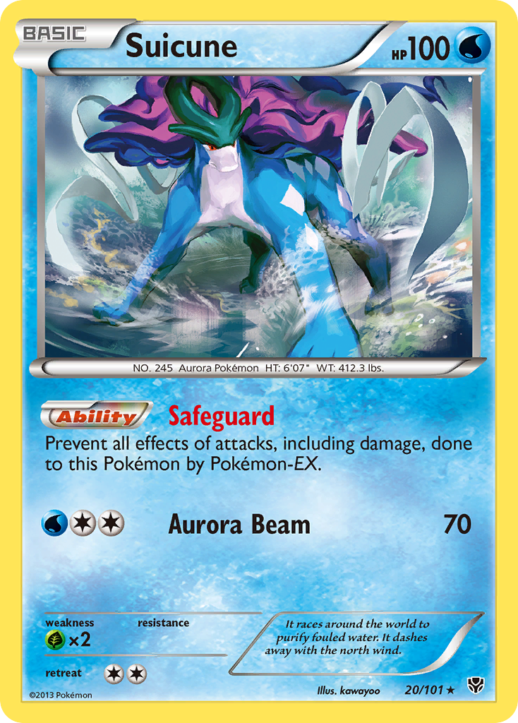 Suicune (20/101) [Black & White: Plasma Blast] | I Want That Stuff Brandon