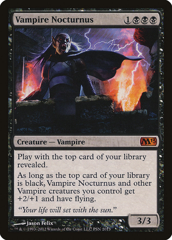 Vampire Nocturnus (Duels of the Planeswalkers Promos) [Duels of the Planeswalkers Promos 2012] | I Want That Stuff Brandon