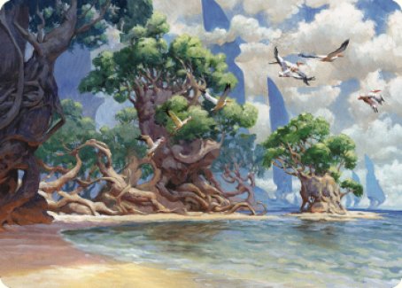 Yavimaya Coast Art Card [Dominaria United Art Series] | I Want That Stuff Brandon