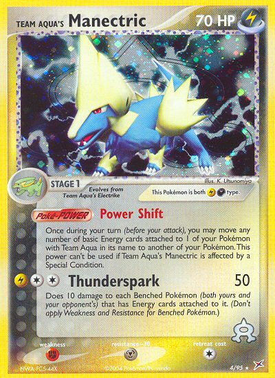 Team Aqua's Manectric (4/95) [EX: Team Magma vs Team Aqua] | I Want That Stuff Brandon