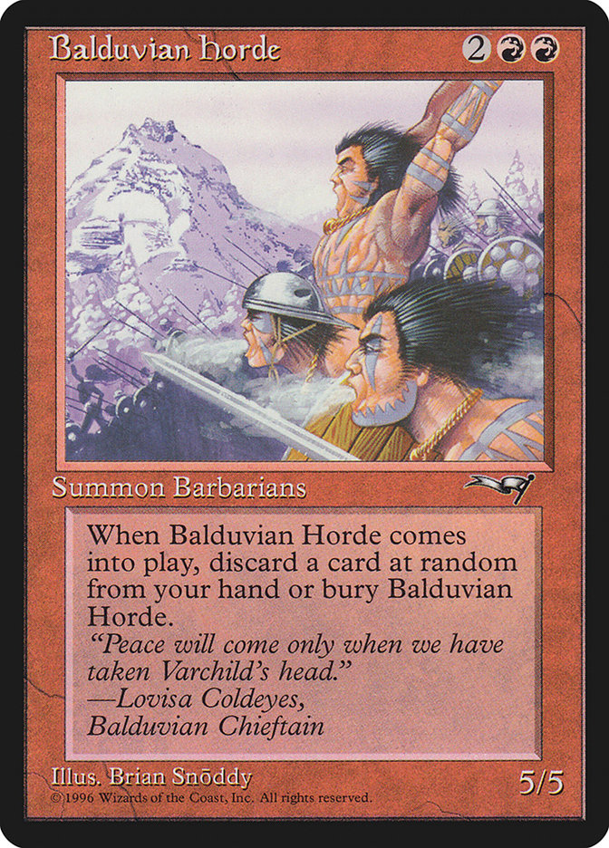 Balduvian Horde [Alliances] | I Want That Stuff Brandon