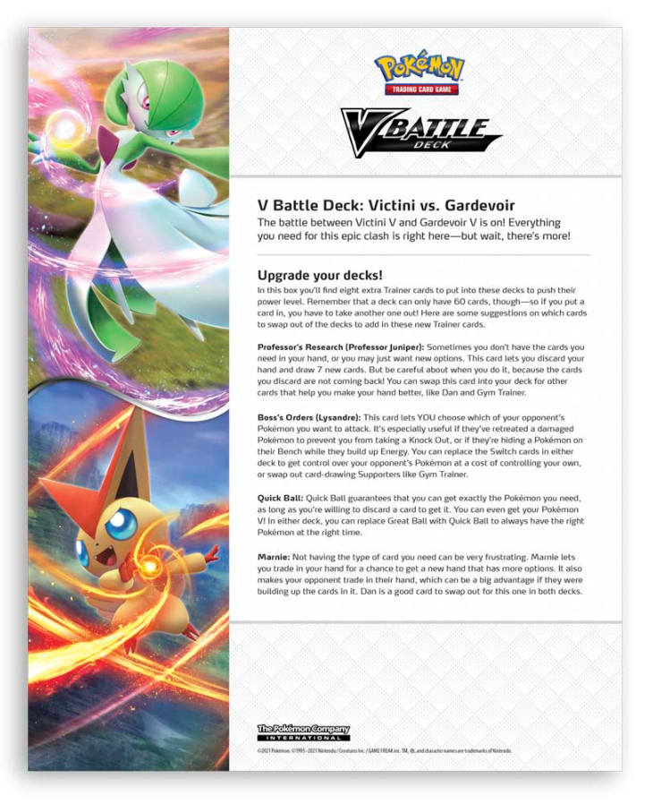 Sword & Shield: Battle Styles - V Battle Deck (Victini vs. Gardevoir) | I Want That Stuff Brandon