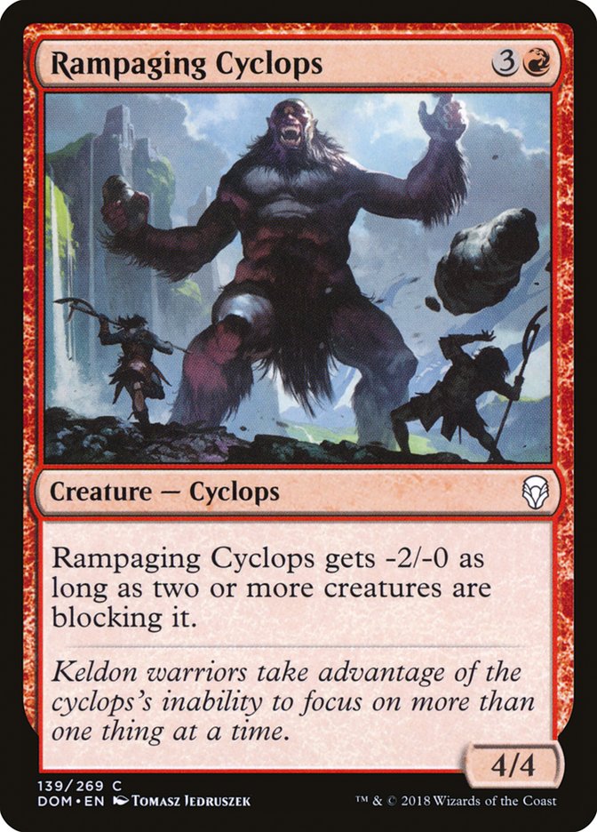 Rampaging Cyclops [Dominaria] | I Want That Stuff Brandon