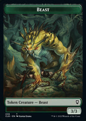 Satyr // Beast Double-Sided Token [Commander Legends: Battle for Baldur's Gate Tokens] | I Want That Stuff Brandon