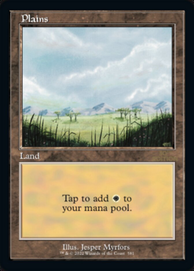 Plains (Retro) (581) [30th Anniversary Edition] | I Want That Stuff Brandon