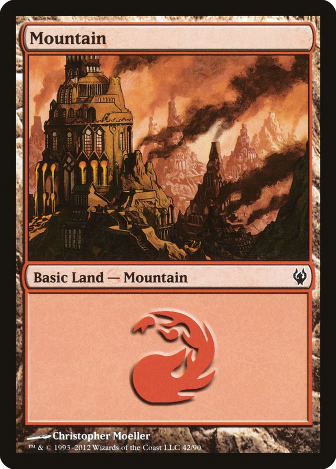 Mountain (42) [Duel Decks: Izzet vs. Golgari] | I Want That Stuff Brandon