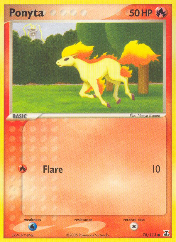 Ponyta (78/113) [EX: Delta Species] | I Want That Stuff Brandon