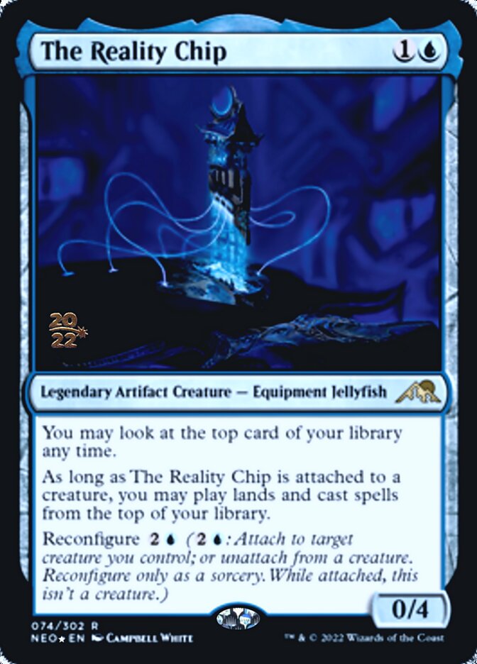 The Reality Chip [Kamigawa: Neon Dynasty Prerelease Promos] | I Want That Stuff Brandon