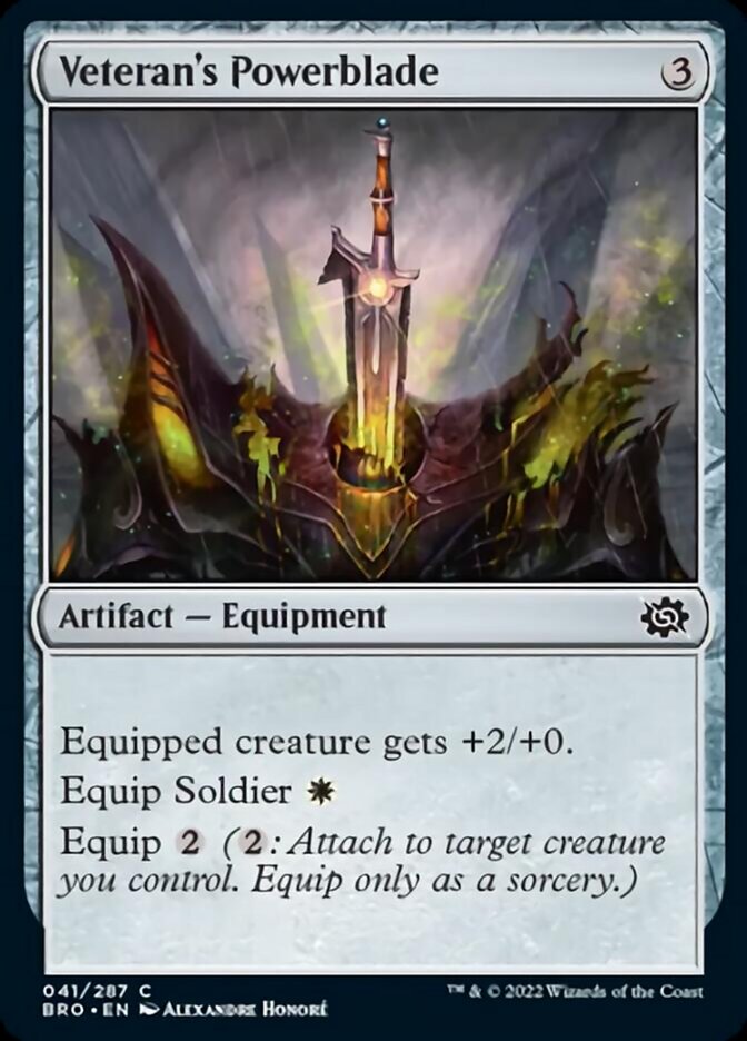 Veteran's Powerblade [The Brothers' War] | I Want That Stuff Brandon