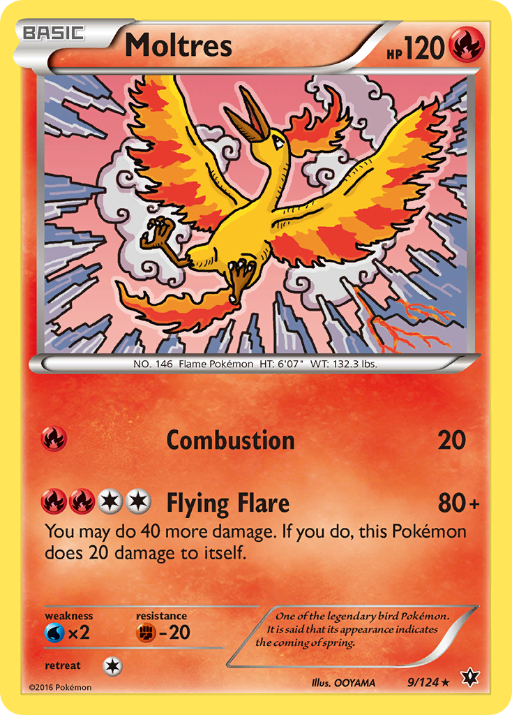 Moltres (9/124) [XY: Fates Collide] | I Want That Stuff Brandon