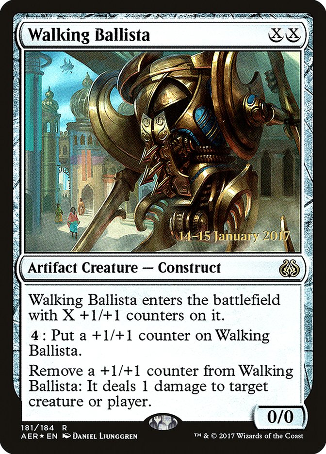 Walking Ballista [Aether Revolt Prerelease Promos] | I Want That Stuff Brandon