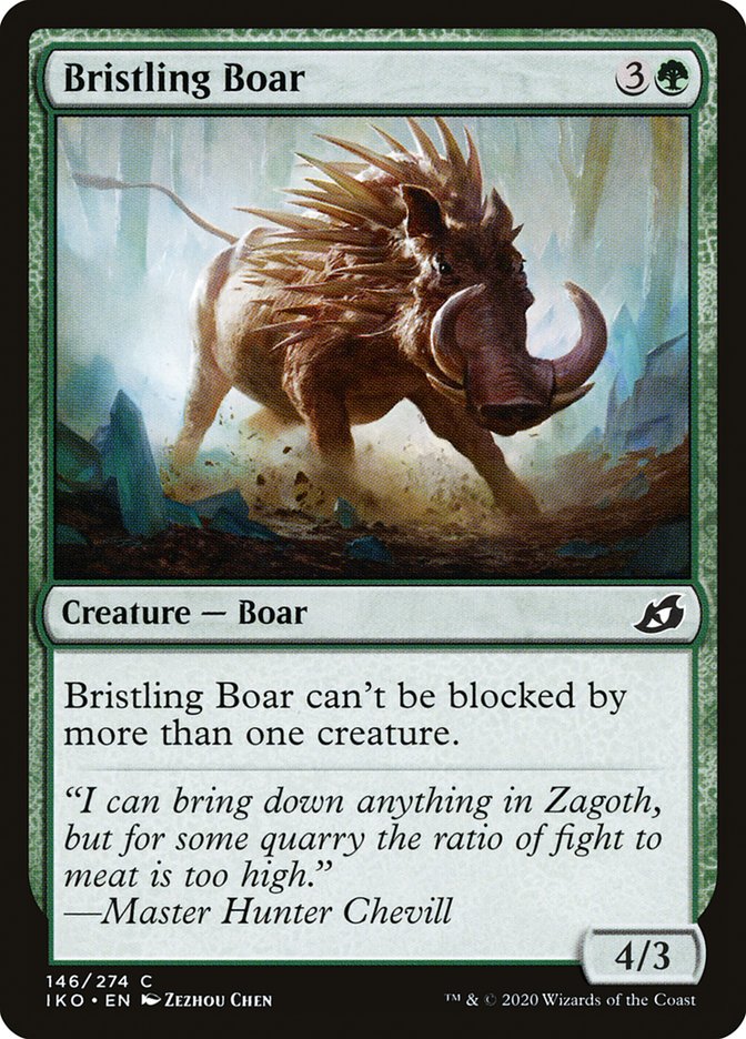 Bristling Boar [Ikoria: Lair of Behemoths] | I Want That Stuff Brandon