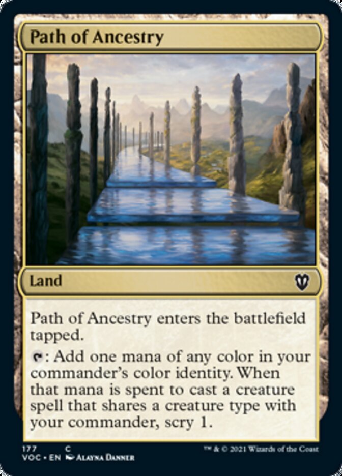 Path of Ancestry [Innistrad: Crimson Vow Commander] | I Want That Stuff Brandon