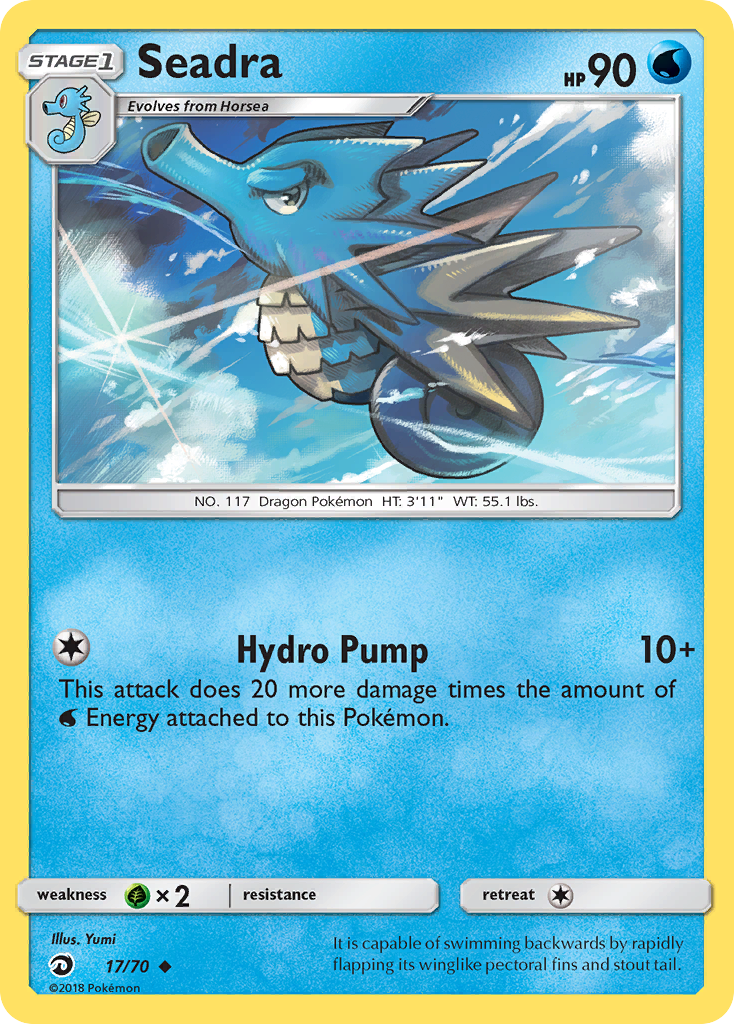 Seadra (17/70) [Sun & Moon: Dragon Majesty] | I Want That Stuff Brandon