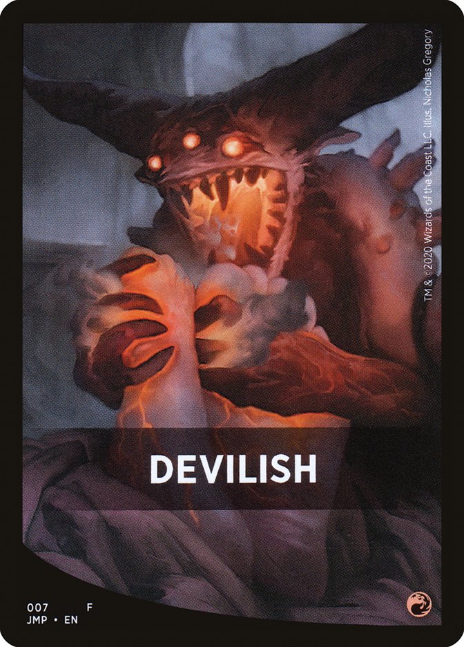 Devilish Theme Card [Jumpstart Front Cards] | I Want That Stuff Brandon