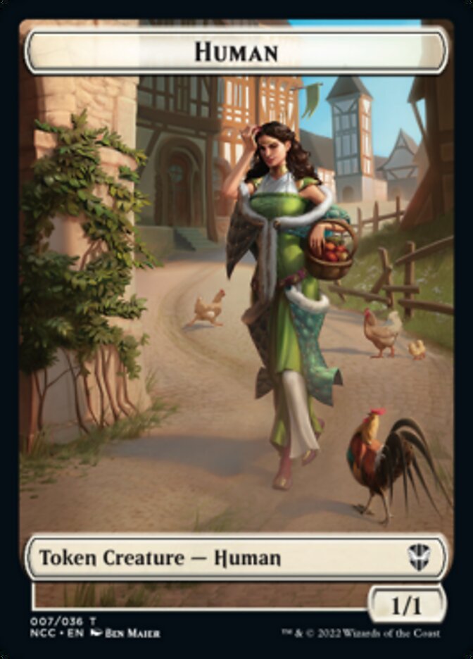 Eldrazi Spawn // Human Double-Sided Token [Streets of New Capenna Commander Tokens] | I Want That Stuff Brandon