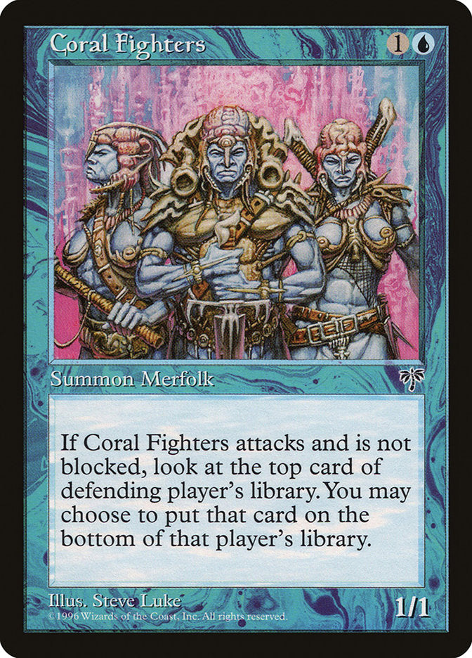 Coral Fighters [Mirage] | I Want That Stuff Brandon