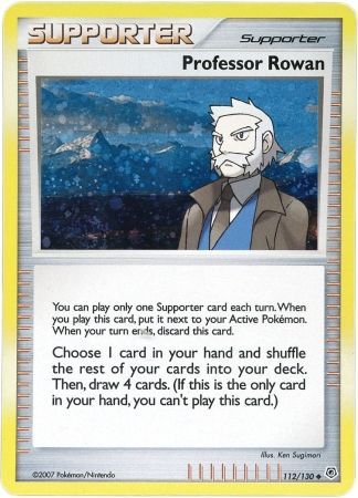 Professor Rowan (112/130) (Cosmos Holo) [Diamond & Pearl: Base Set] | I Want That Stuff Brandon