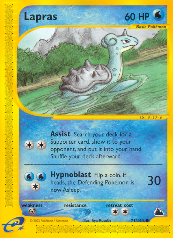 Lapras (71/144) [Skyridge] | I Want That Stuff Brandon