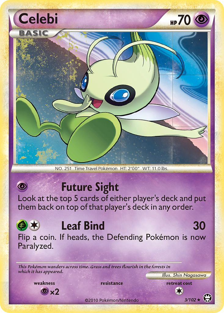 Celebi (3/102) [HeartGold & SoulSilver: Triumphant] | I Want That Stuff Brandon