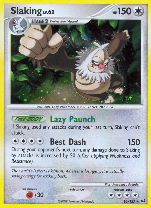 Slaking (16/127) [Platinum: Base Set] | I Want That Stuff Brandon