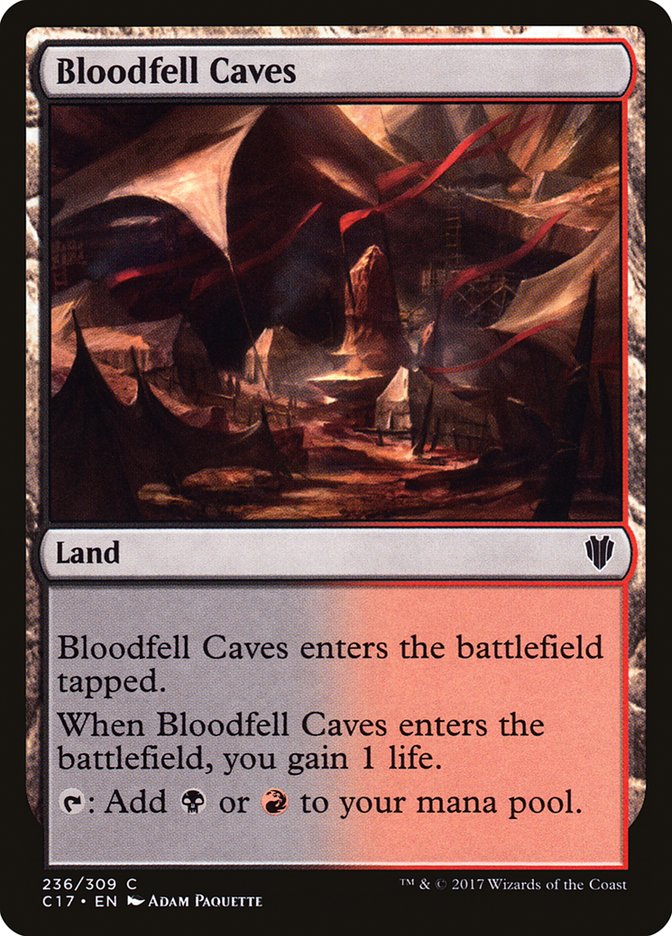 Bloodfell Caves [Commander 2017] | I Want That Stuff Brandon