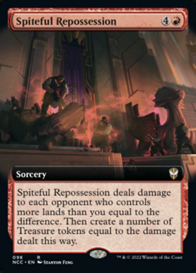 Spiteful Repossession (Extended Art) [Streets of New Capenna Commander] | I Want That Stuff Brandon