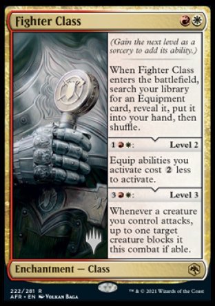 Fighter Class (Promo Pack) [Dungeons & Dragons: Adventures in the Forgotten Realms Promos] | I Want That Stuff Brandon