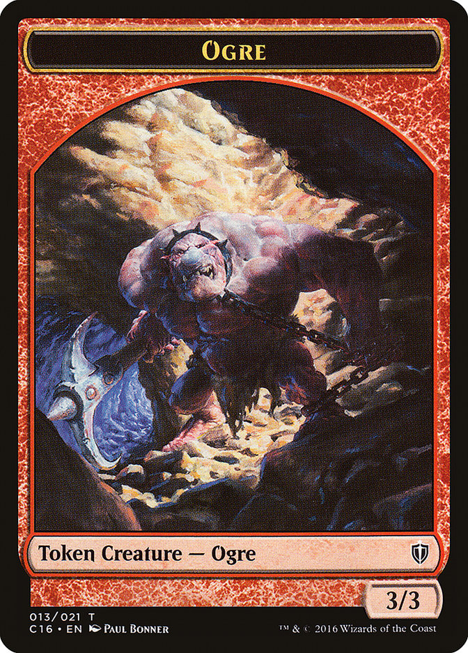 Ogre // Bird (007) Double-Sided Token [Commander 2016 Tokens] | I Want That Stuff Brandon