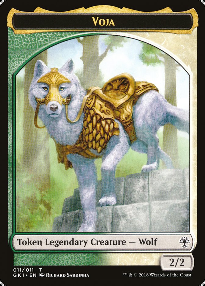 Voja // Saproling Double-Sided Token [Guilds of Ravnica Guild Kit Tokens] | I Want That Stuff Brandon