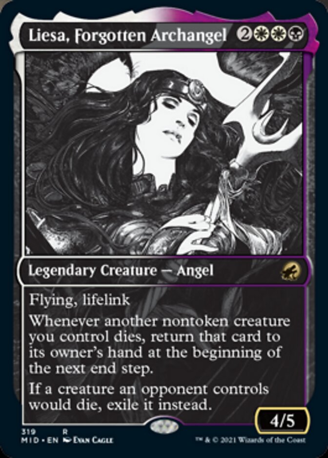 Liesa, Forgotten Archangel (Showcase Eternal Night) [Innistrad: Midnight Hunt] | I Want That Stuff Brandon