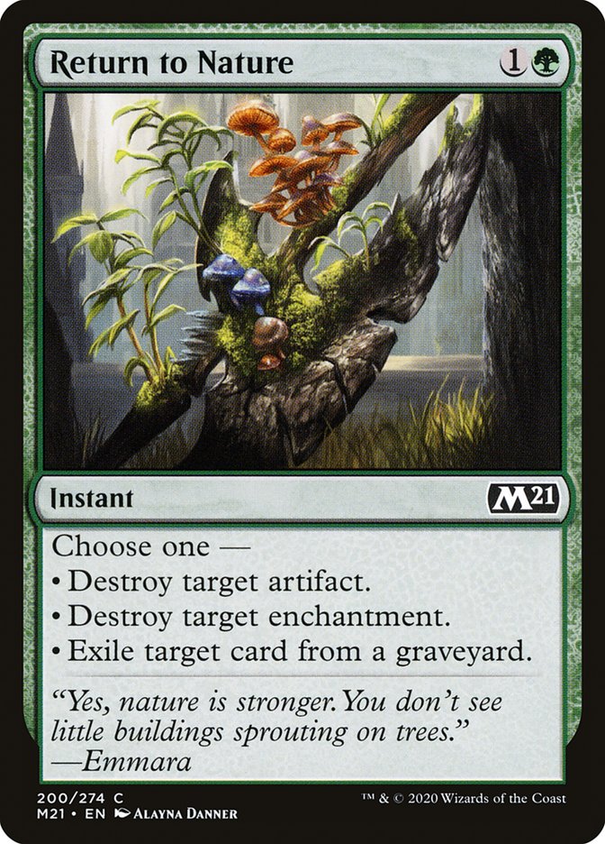 Return to Nature [Core Set 2021] | I Want That Stuff Brandon