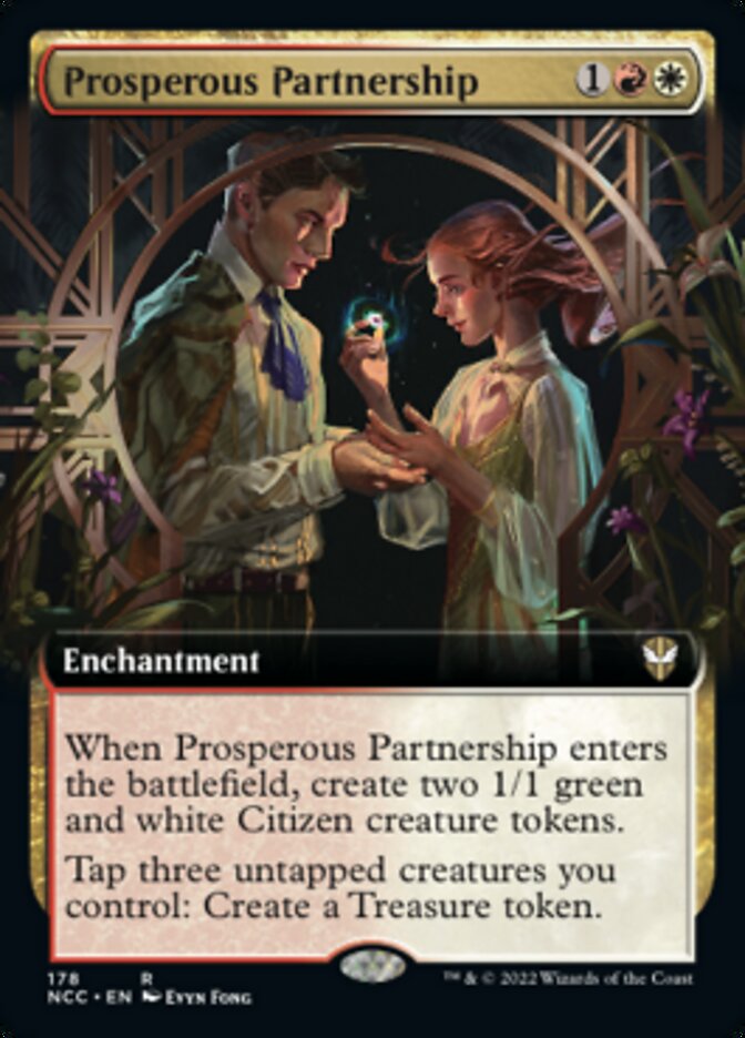 Prosperous Partnership (Extended Art) [Streets of New Capenna Commander] | I Want That Stuff Brandon