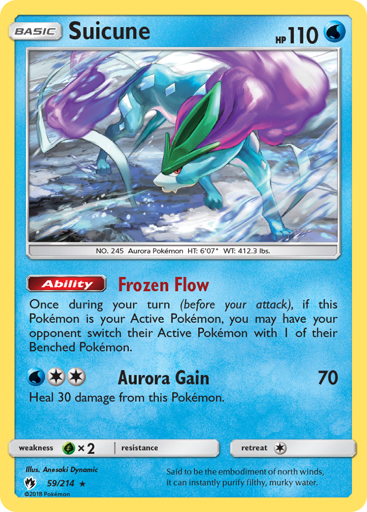 Suicune (59/214) [Sun & Moon: Lost Thunder] | I Want That Stuff Brandon