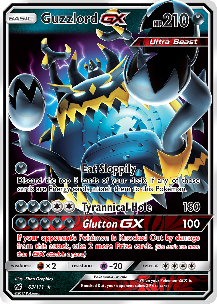 Guzzlord GX (63/111) [Sun & Moon: Crimson Invasion] | I Want That Stuff Brandon