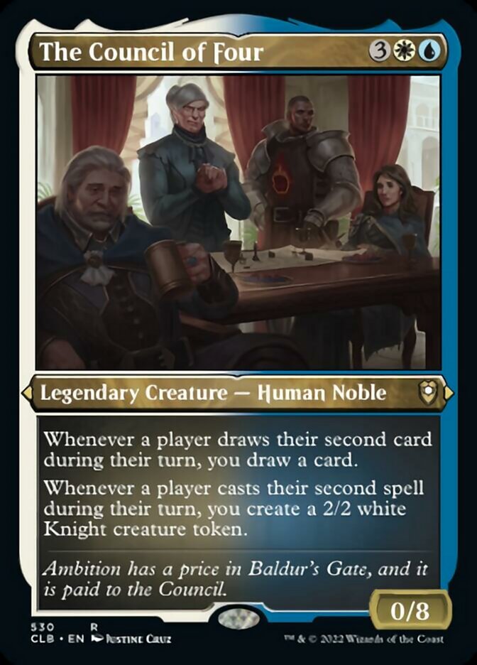 The Council of Four (Foil Etched) [Commander Legends: Battle for Baldur's Gate] | I Want That Stuff Brandon