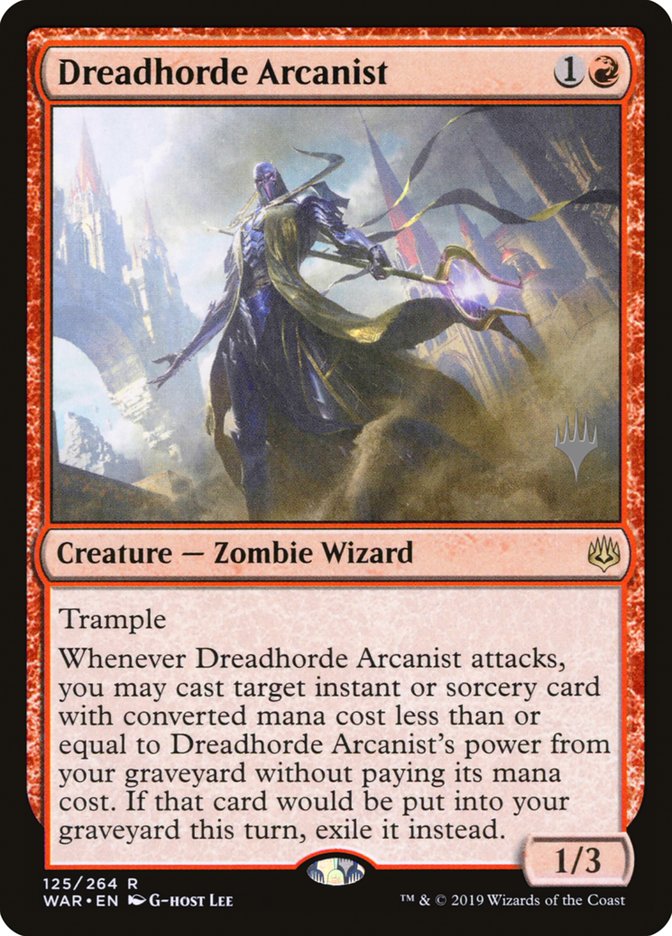 Dreadhorde Arcanist (Promo Pack) [War of the Spark Promos] | I Want That Stuff Brandon