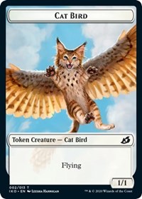 Cat Bird // Human Soldier (004) Double-Sided Token [Ikoria: Lair of Behemoths Tokens] | I Want That Stuff Brandon