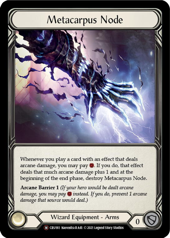 Metacarpus Node (Rainbow Foil) [CRU161-RF] Unlimited Rainbow Foil | I Want That Stuff Brandon