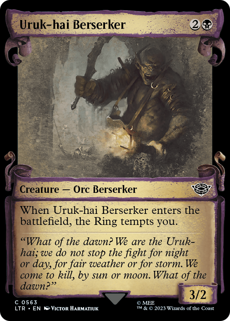 Uruk-hai Berserker [The Lord of the Rings: Tales of Middle-Earth Showcase Scrolls] | I Want That Stuff Brandon