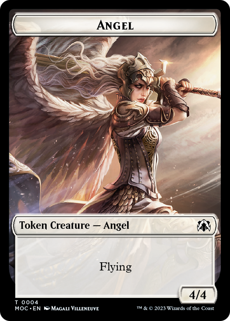 Eldrazi // Angel (4) Double-Sided Token [March of the Machine Commander Tokens] | I Want That Stuff Brandon