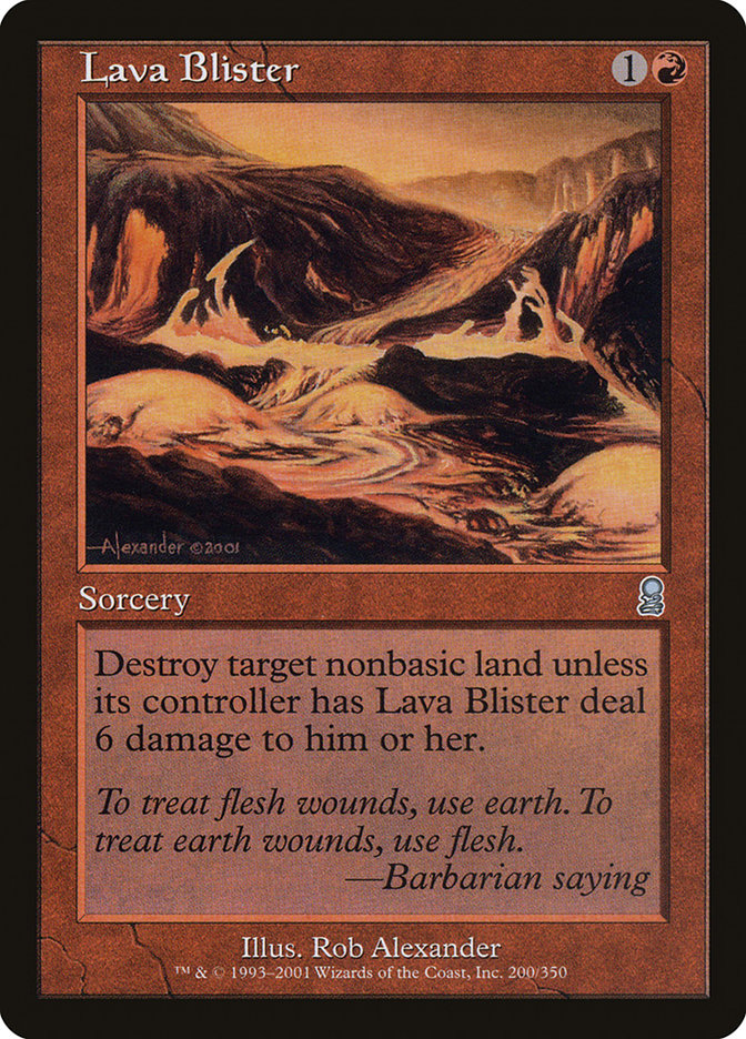 Lava Blister [Odyssey] | I Want That Stuff Brandon