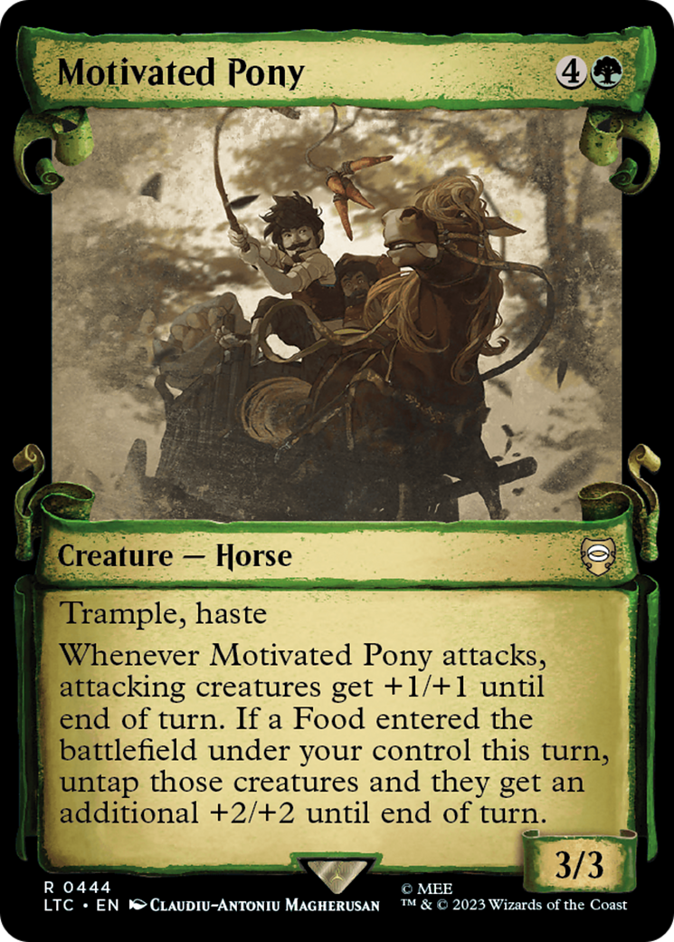 Motivated Pony [The Lord of the Rings: Tales of Middle-Earth Commander Showcase Scrolls] | I Want That Stuff Brandon