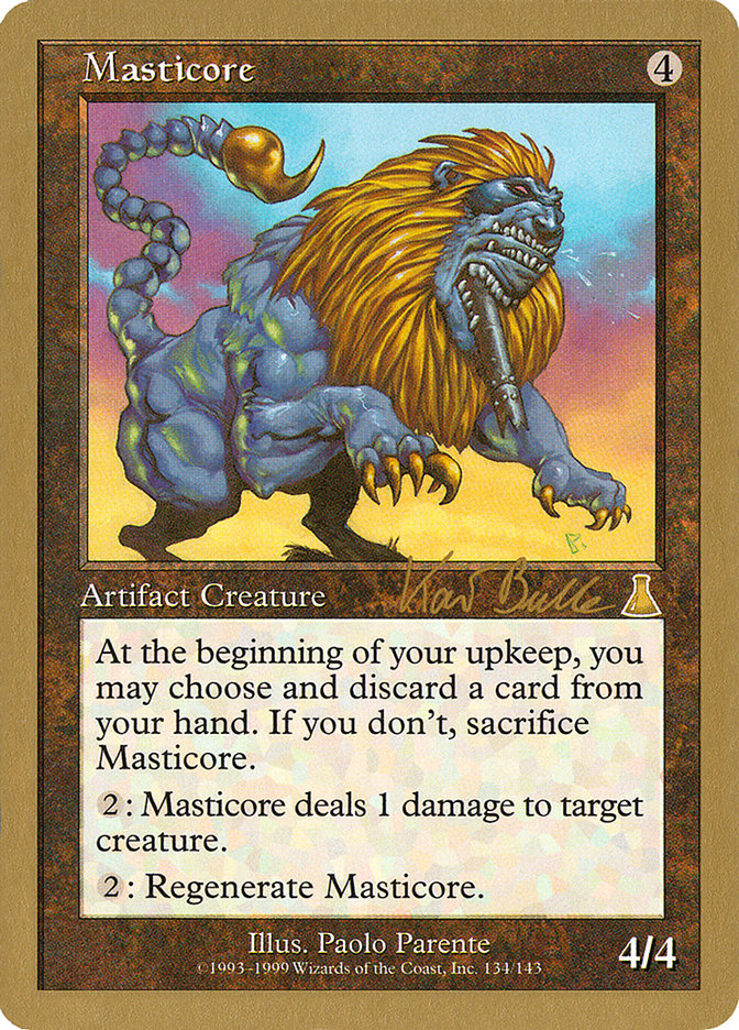 Masticore (Kai Budde) [World Championship Decks 1999] | I Want That Stuff Brandon