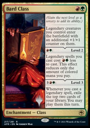 Bard Class (Promo Pack) [Dungeons & Dragons: Adventures in the Forgotten Realms Promos] | I Want That Stuff Brandon