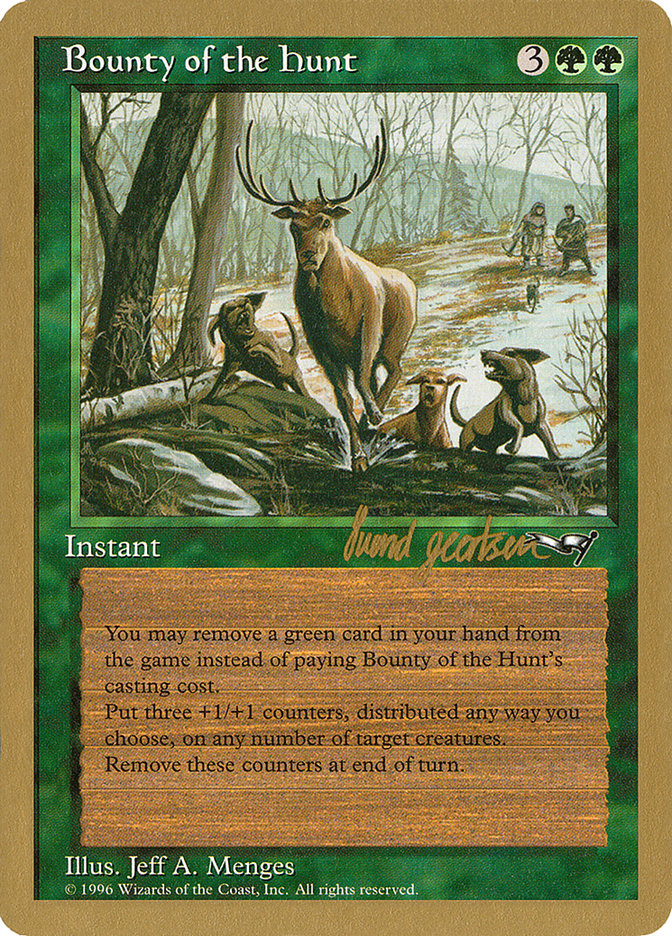 Bounty of the Hunt (Svend Geertsen) [World Championship Decks 1997] | I Want That Stuff Brandon